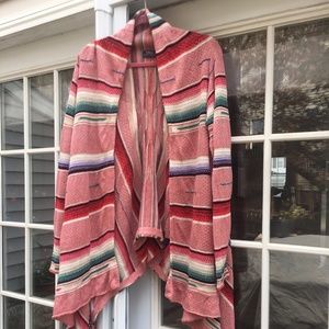 Ralph Lauren Southwestern Design Open Cardigan